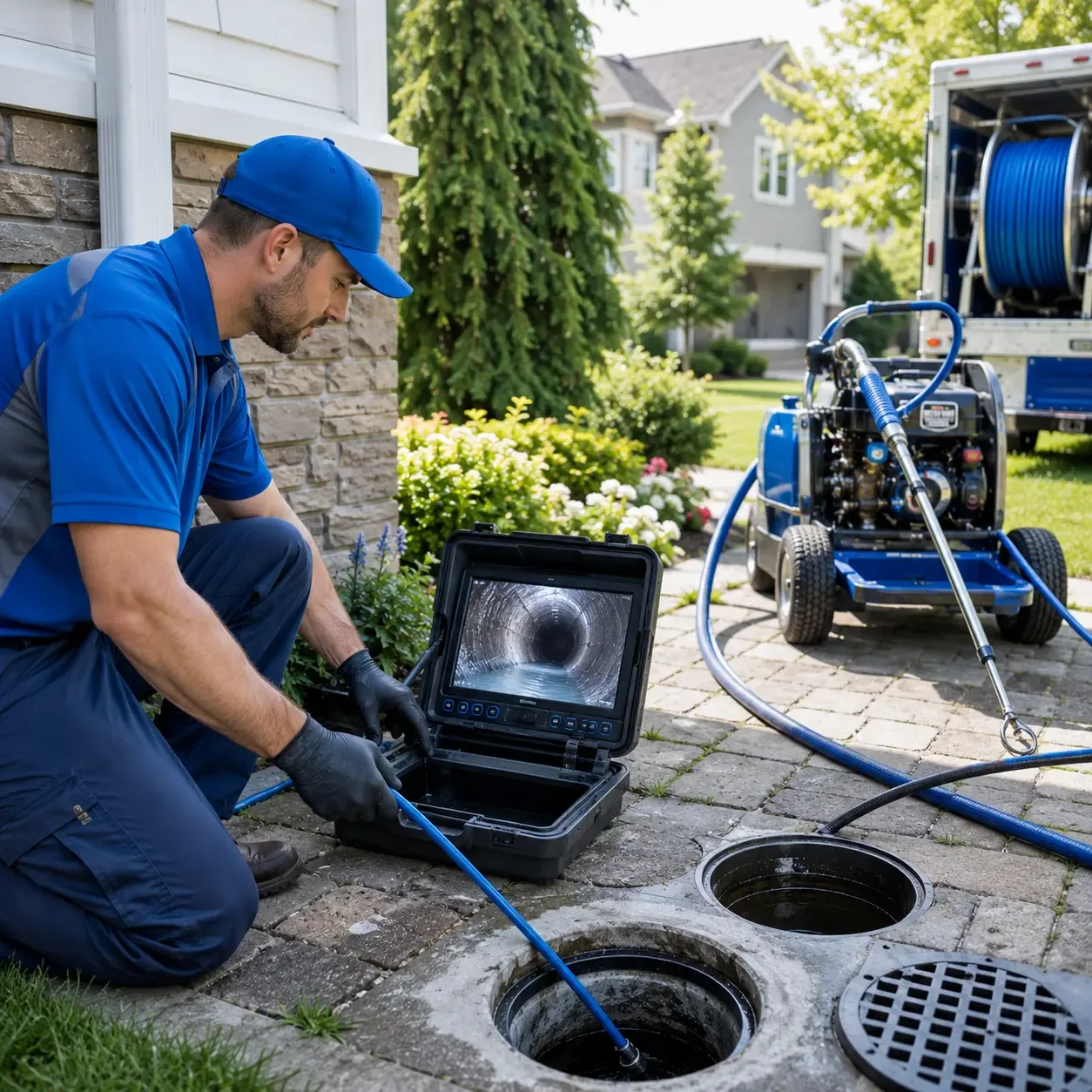 Outdoor drain cleaning professionals serving Whitestown, IN